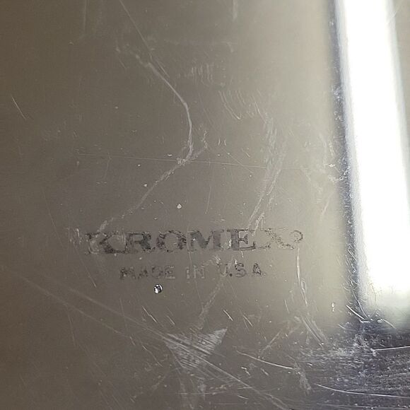 Vtg Kromex Cake Saver Aluminum Cover With Tray W/ Handles 1950s MCM - Picture 7 of 8